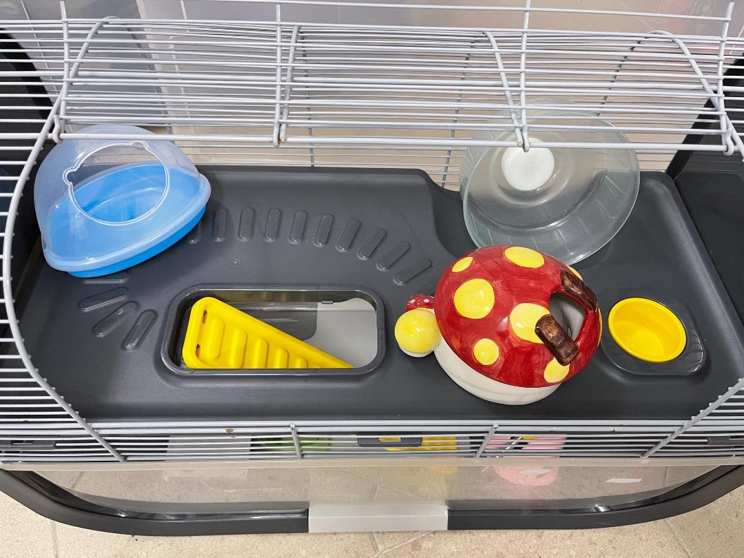 Hamster Cage (Savic Geneva 2Storey) with Complete Accessories