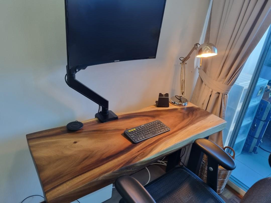 Home Office Desk Singapore Raintree (handmade), Furniture & Home Living, Furniture, Other Home