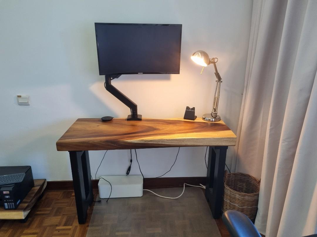 Home Office Desk Singapore Raintree (handmade), Furniture & Home Living, Furniture, Other Home