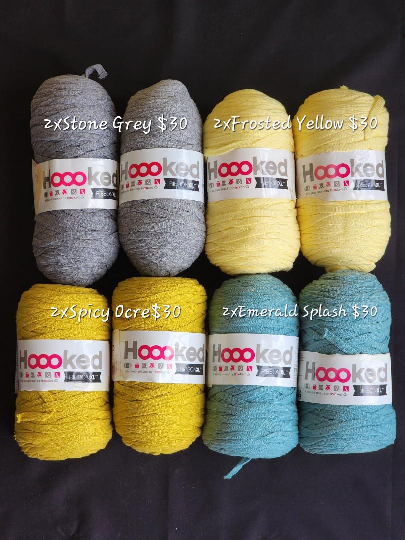 HOOOKED Ribbon XL Shoelace Yarn 250g 120m Super Chunky, Hobbies & Toys