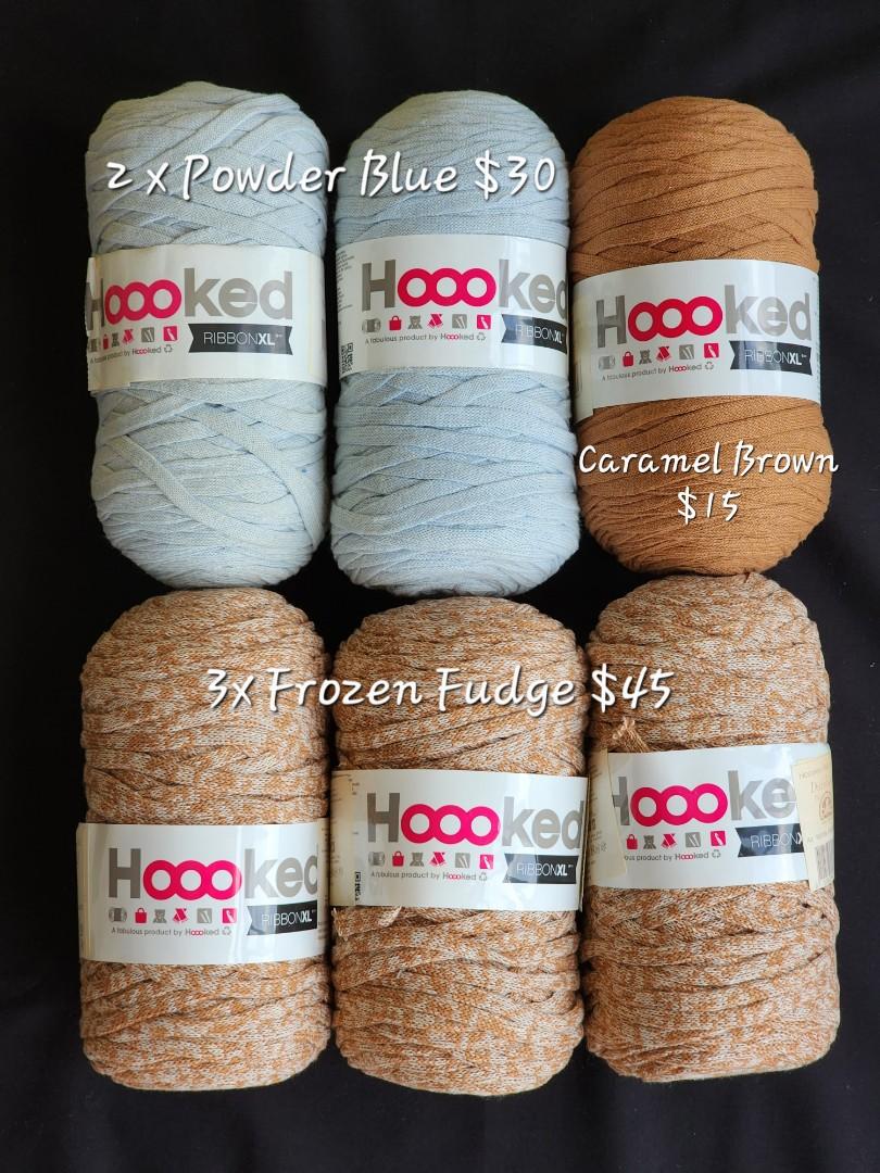 HOOOKED Ribbon XL Shoelace Yarn 250g 120m Super Chunky, Hobbies & Toys