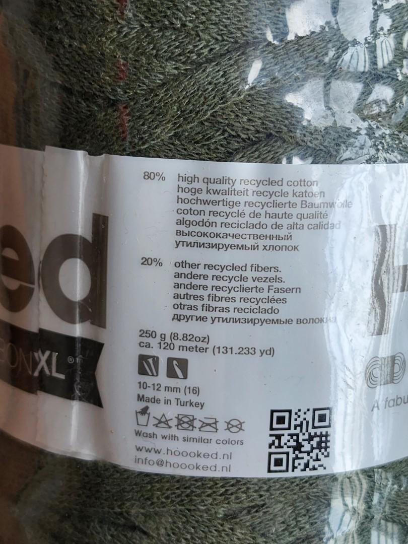 HOOOKED Ribbon XL Shoelace Yarn 250g 120m Super Chunky, Hobbies & Toys