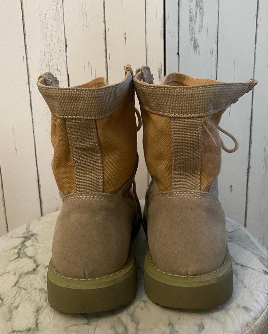 combat boots beige