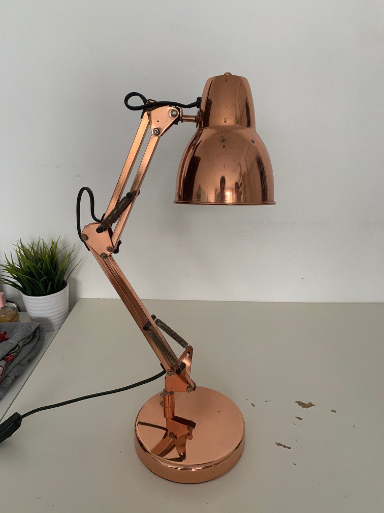Ikea shop copper lamp