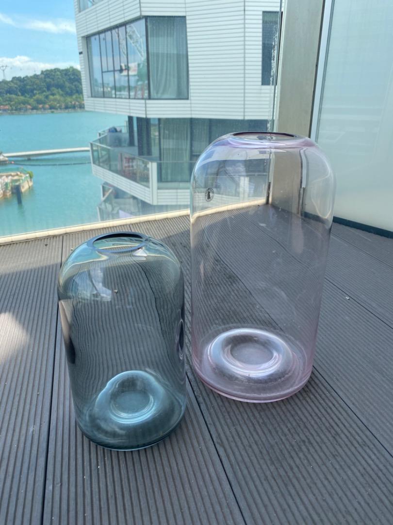 IKEA glass vase set, Furniture & Home Living, Home Decor, Vases