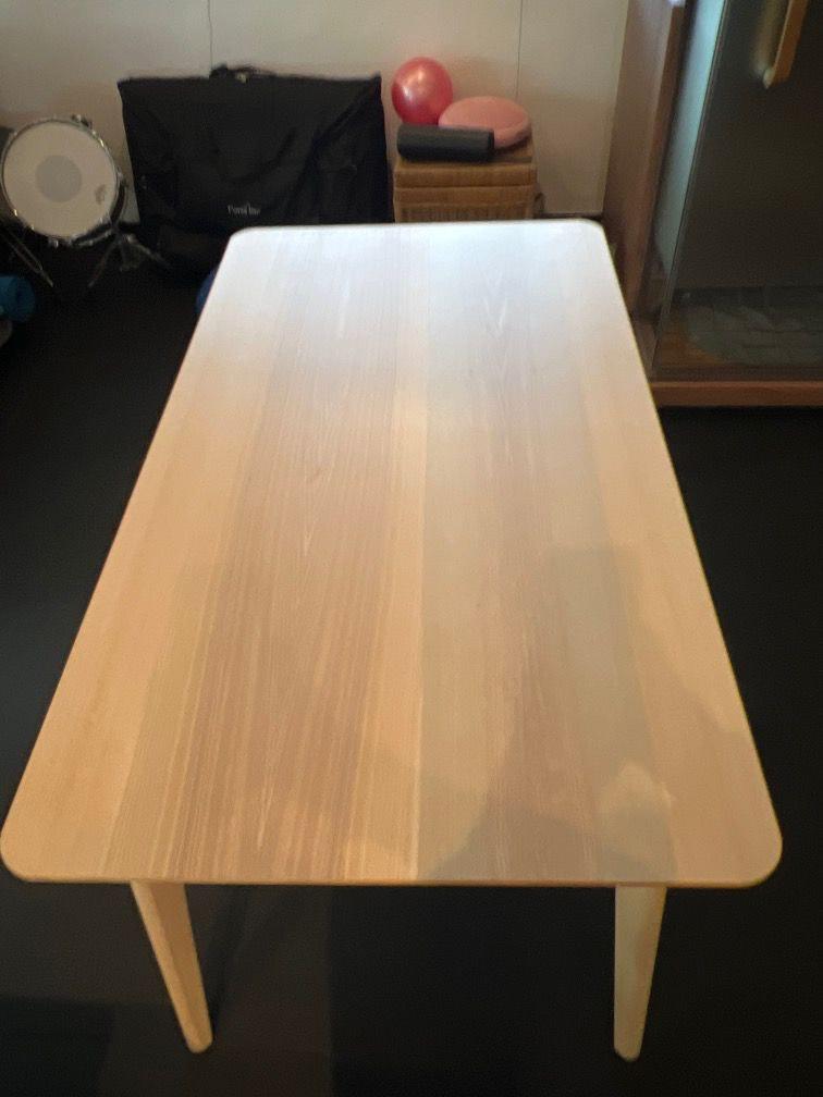 IKEA Lisabo Wooden Desk Dining Table, Furniture & Home Living