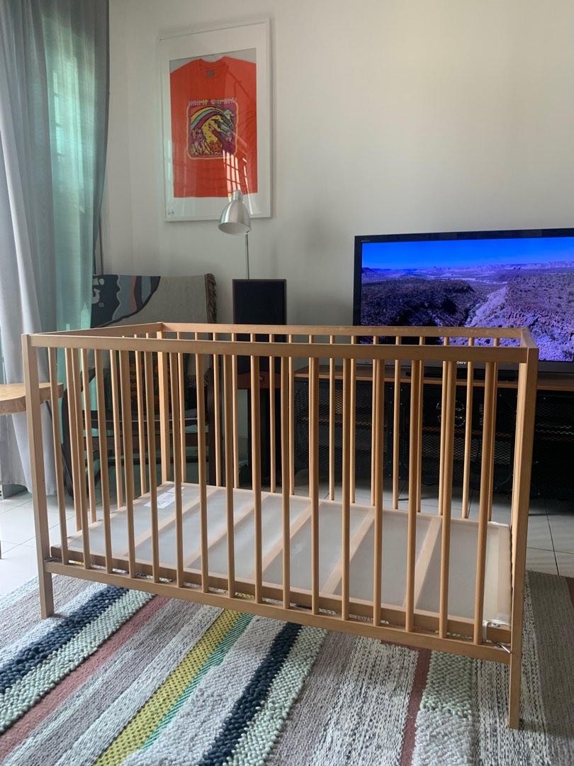 IKEA SNIGLAR WOODEN BABY COT, Babies & Kids, Baby Nursery & Kids
