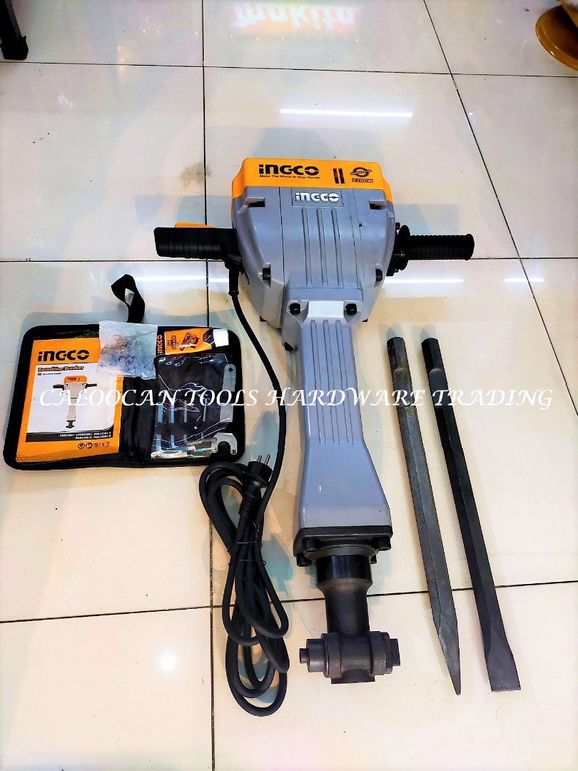INGCO 2200W Demolition Breaker/Jack Hammer with AntiVibration System