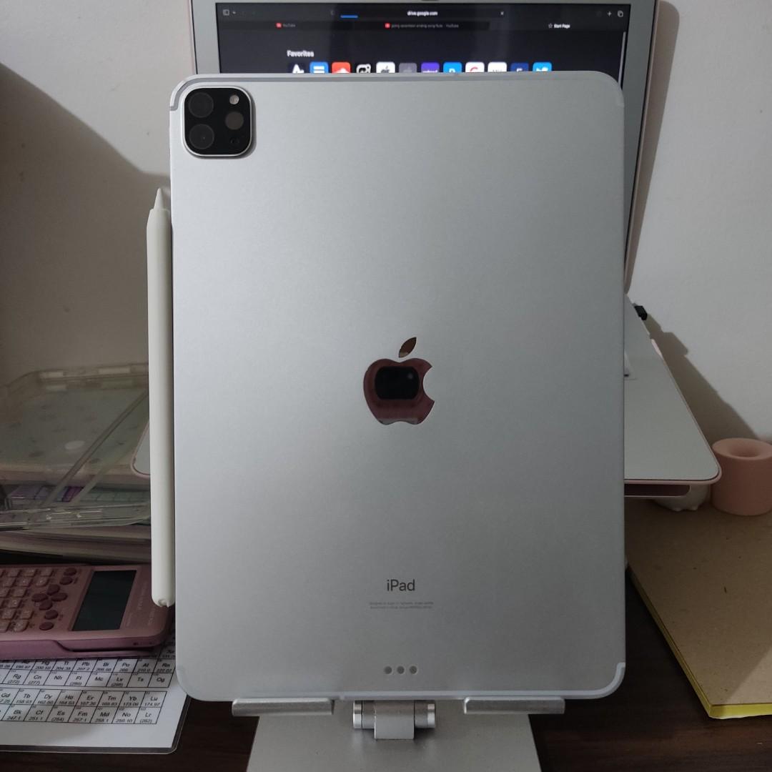 iPad Pro 11-inch 512gb Cellular (Category: iPad) located in Quezon City. Submitted by pink_cici (Listing ID 1190877189, Image 2). Description: ‼️ Hello~ for those of you who are asking, hindi po ito tingi tingi so I can’t sell you the apple pencil only nor the iPad without its pencil. FOR SALE: iPad Pro 11-inch 2020 (2nd Generation) • Orig Price: • ₱72,990 (iPad) • + ₱ 7,990 (Pencil) = ₱80,980 • with ₱11,076 worth of accessories!! • might include