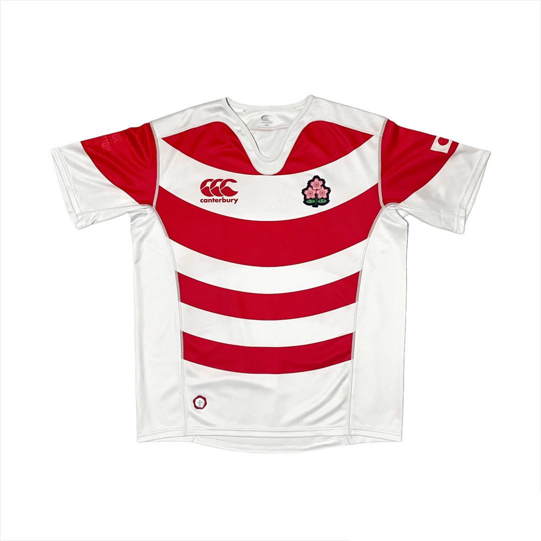 Japan Canterbury rugby home jersey, Men's Fashion, Tops & Sets, Tshirts