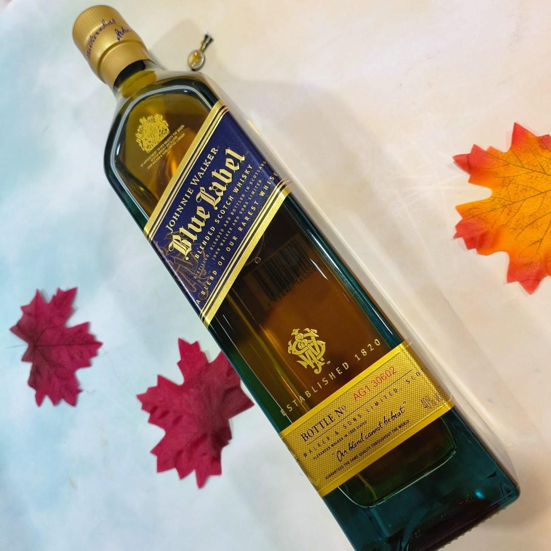 Johnnie Walker Blue Label 750ml, Food & Drinks, Alcoholic ...