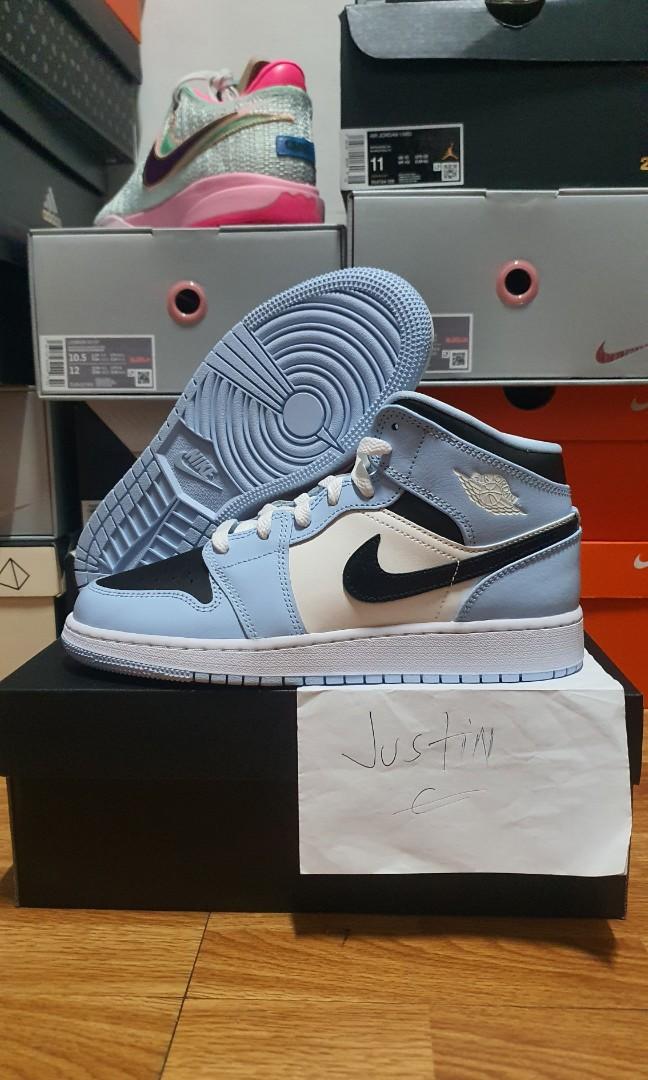 icy blue jordan 1s