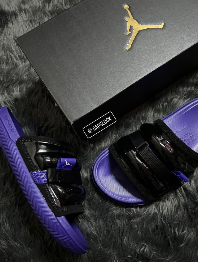 Purple jordan slides 2025