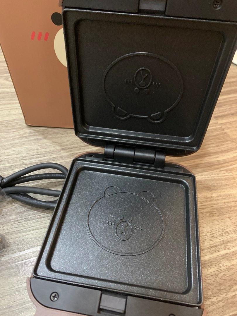 Joyoung x Line Friends 2 in 1 Sandwich and Waffle Machine Toaster, TV