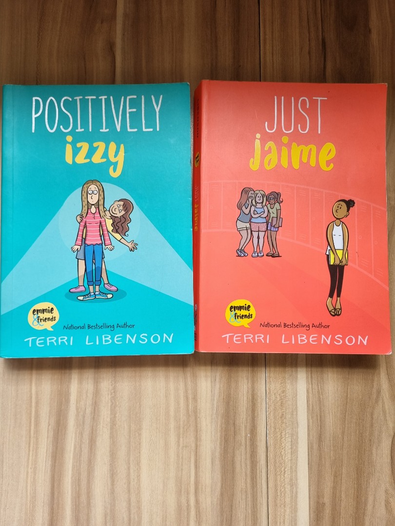 on　Just　Positively　novels.,　Graphic　Books　Children's　Magazines,　izzy　Books　by　Carousell　Hobbies　Terri　Libenson.　and　Jaime　Toys,