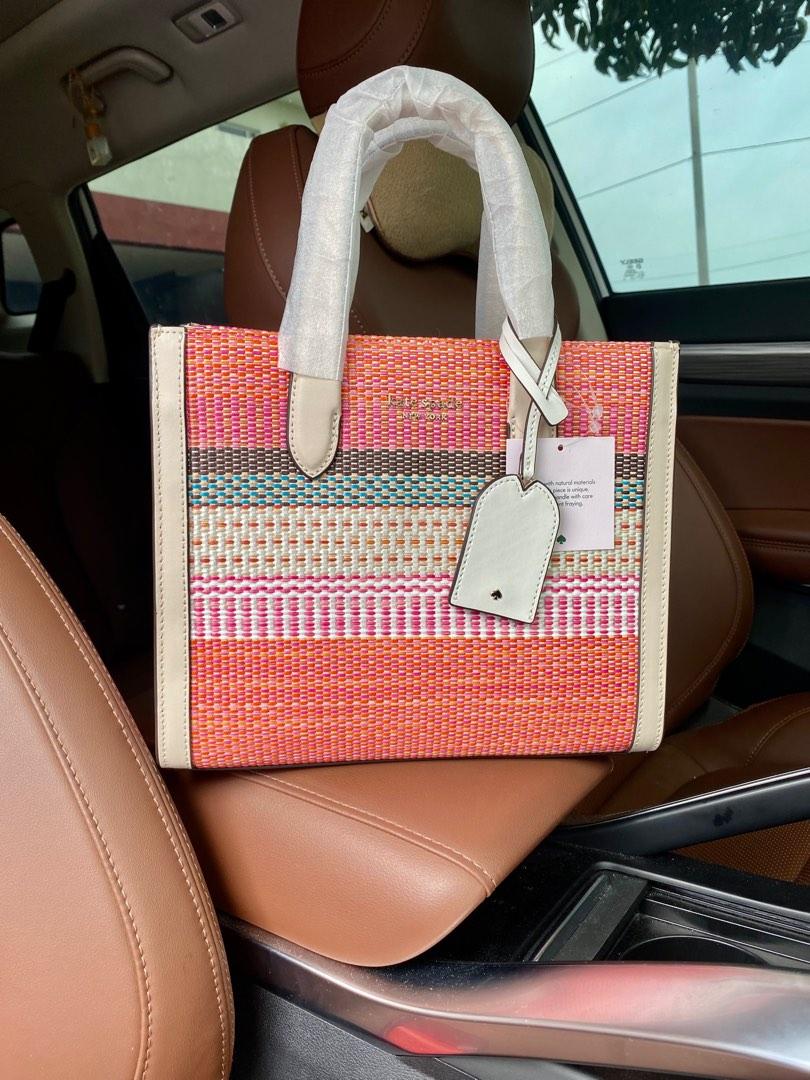 Kate Spade Manhattan Striped Small Tote, Women's Fashion, Bags & Wallets,  Shoulder Bags on Carousell