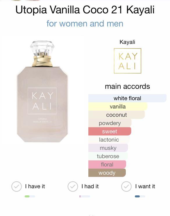 Kayali Utopia Vanilla Coco 21 50ml, Beauty & Personal Care, Fragrance &  Deodorants on Carousell