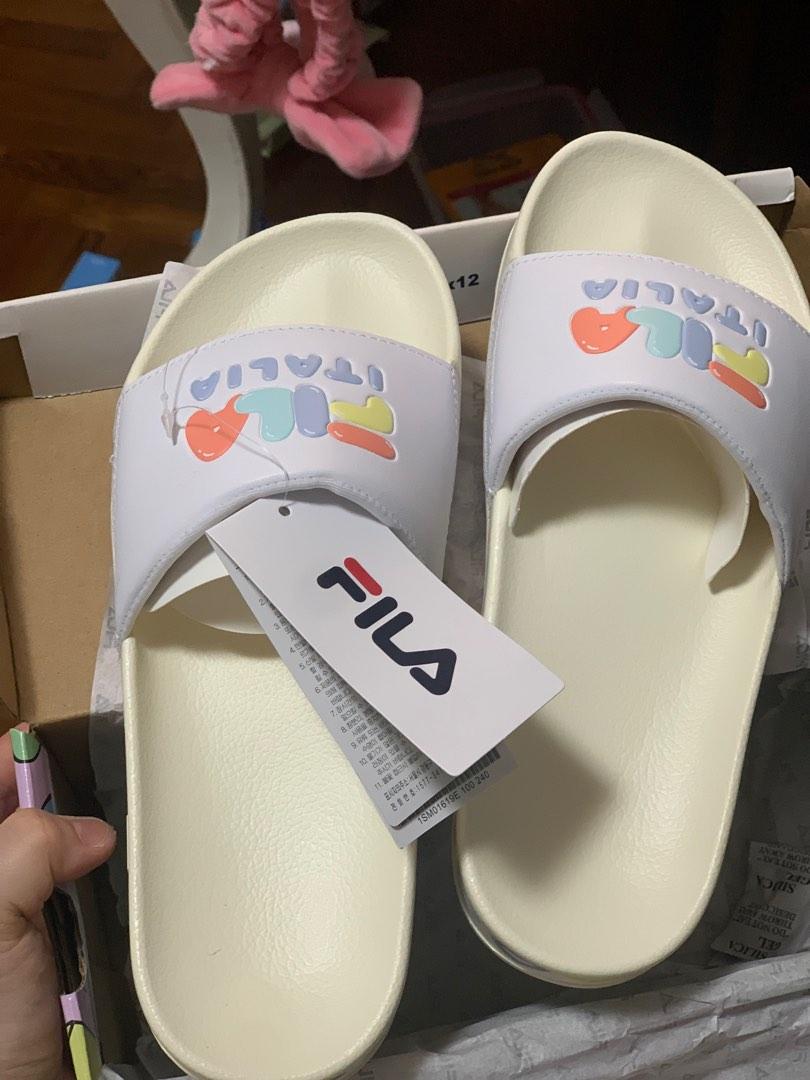 Korea FILA V Day collection slippers Women s Fashion Footwear Flipflops and Slides on Carousell