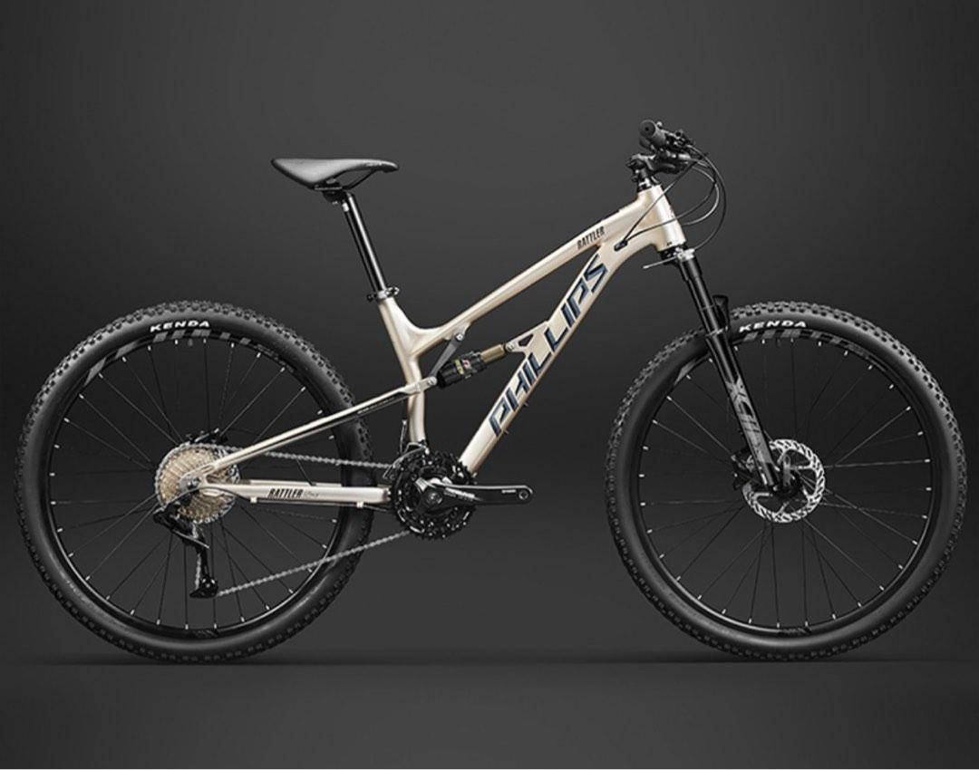 PO Phillips x raleigh RATTLER 30 33 speed soft tail full