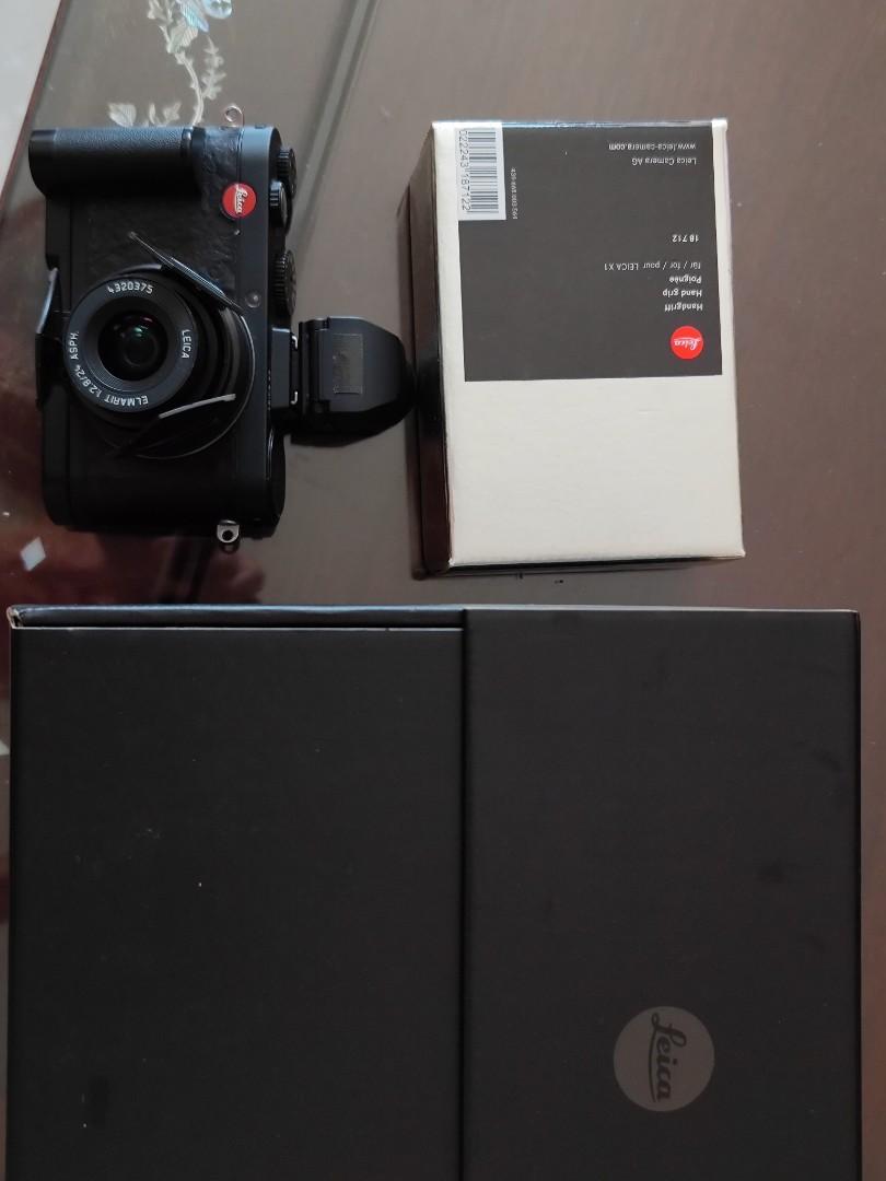 Leica XA2 with grip and OLYMPUS EVF, Photography, Cameras on Carousell