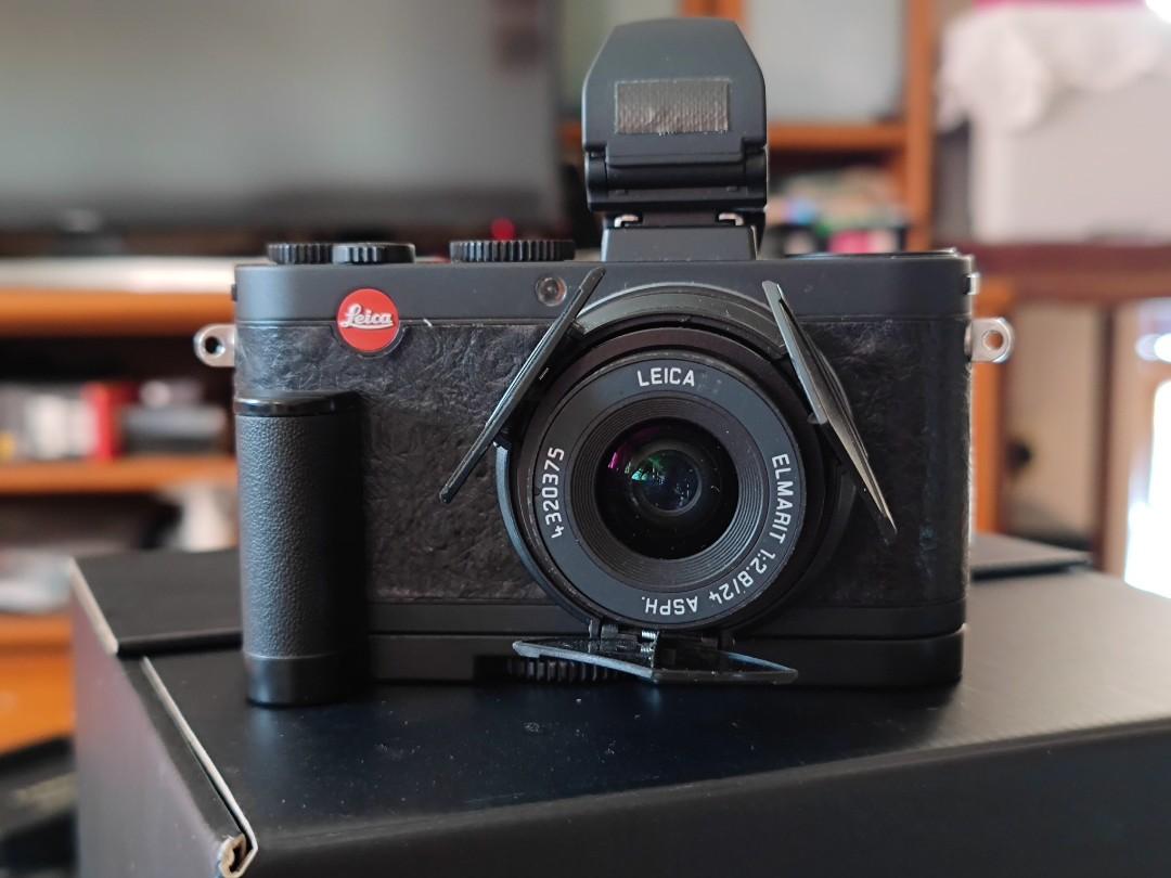 Leica XA2 with grip and OLYMPUS EVF, Photography, Cameras on Carousell