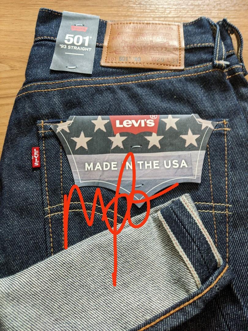 Levi s 501 Selvedge Made in USA Men s Fashion Bottoms Jeans on