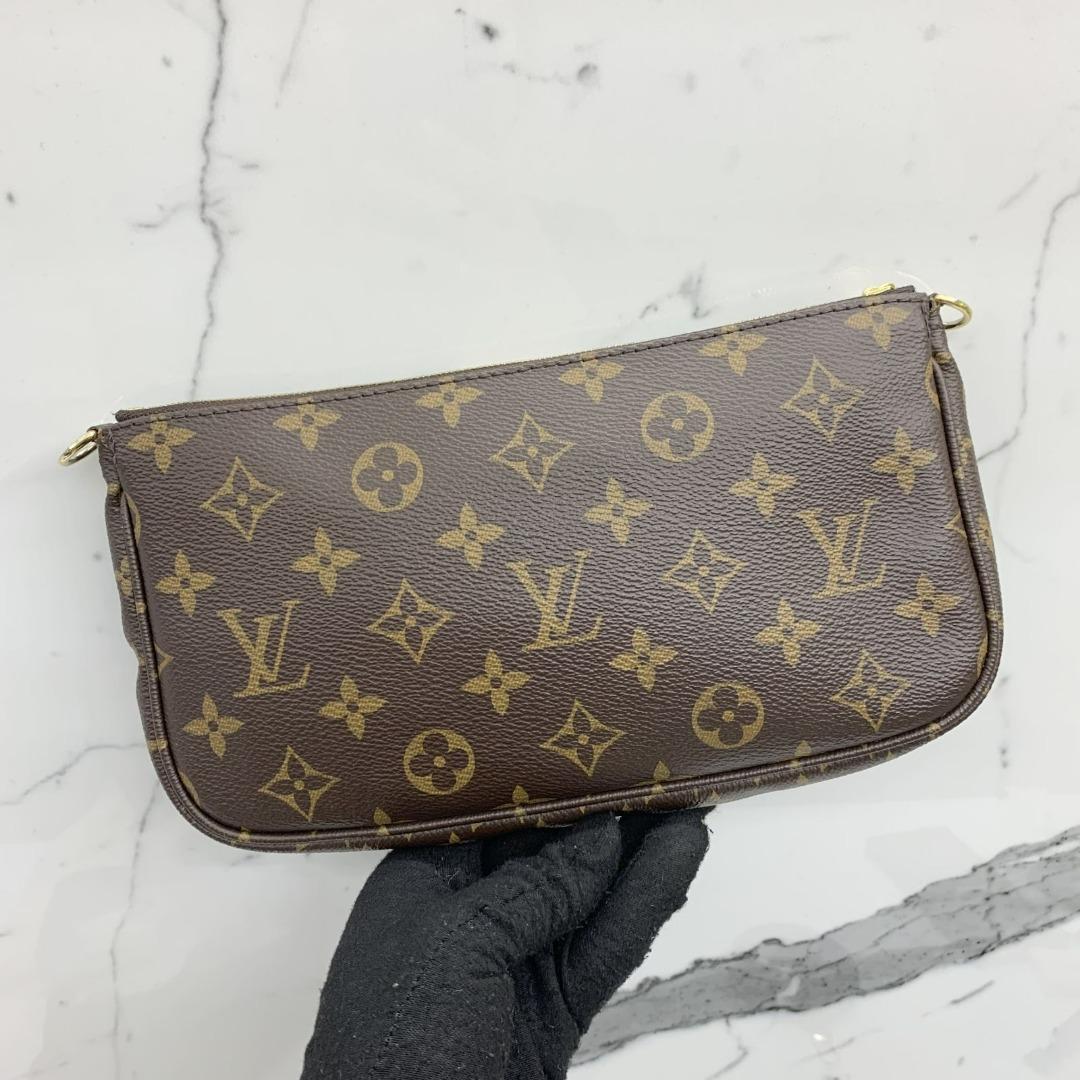 DISCOUNTED* LOUIS VUITTON M44813 MONOGRAM BROWN PVC MULTI POCHETTE SHOULDER  BAG 227026820 WE, Women's Fashion, Bags & Wallets, Shoulder Bags on  Carousell