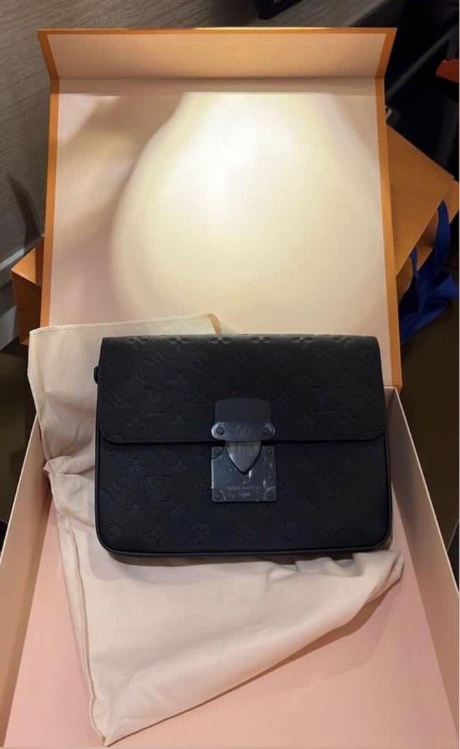 Louis Vuitton S Lock A4 Pouch/Clutch, Luxury, Bags & Wallets on Carousell