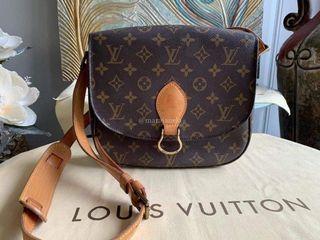 Louis Vuitton Saint Cloud GM Monogram Canvas Brown Leather ref