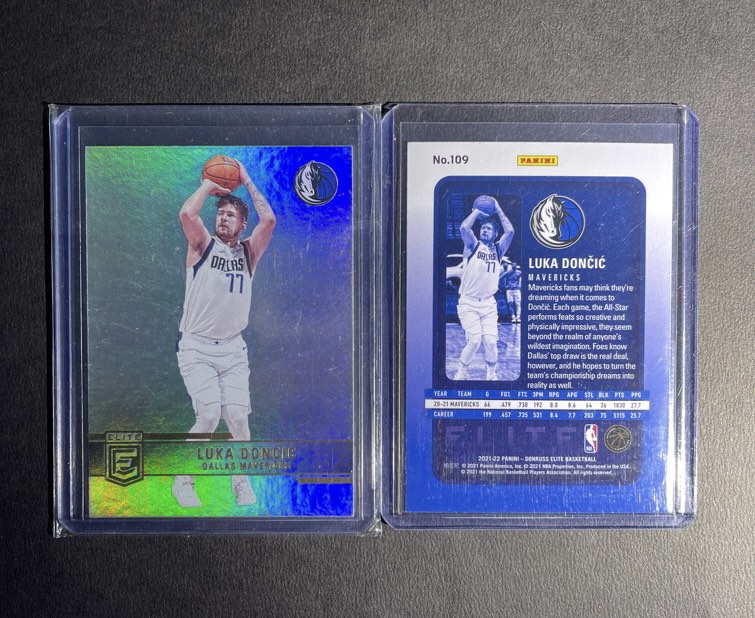 Luka Doncic 2021 21 Elite Silver Nba Card Hobbies And Toys Toys And Games On Carousell 