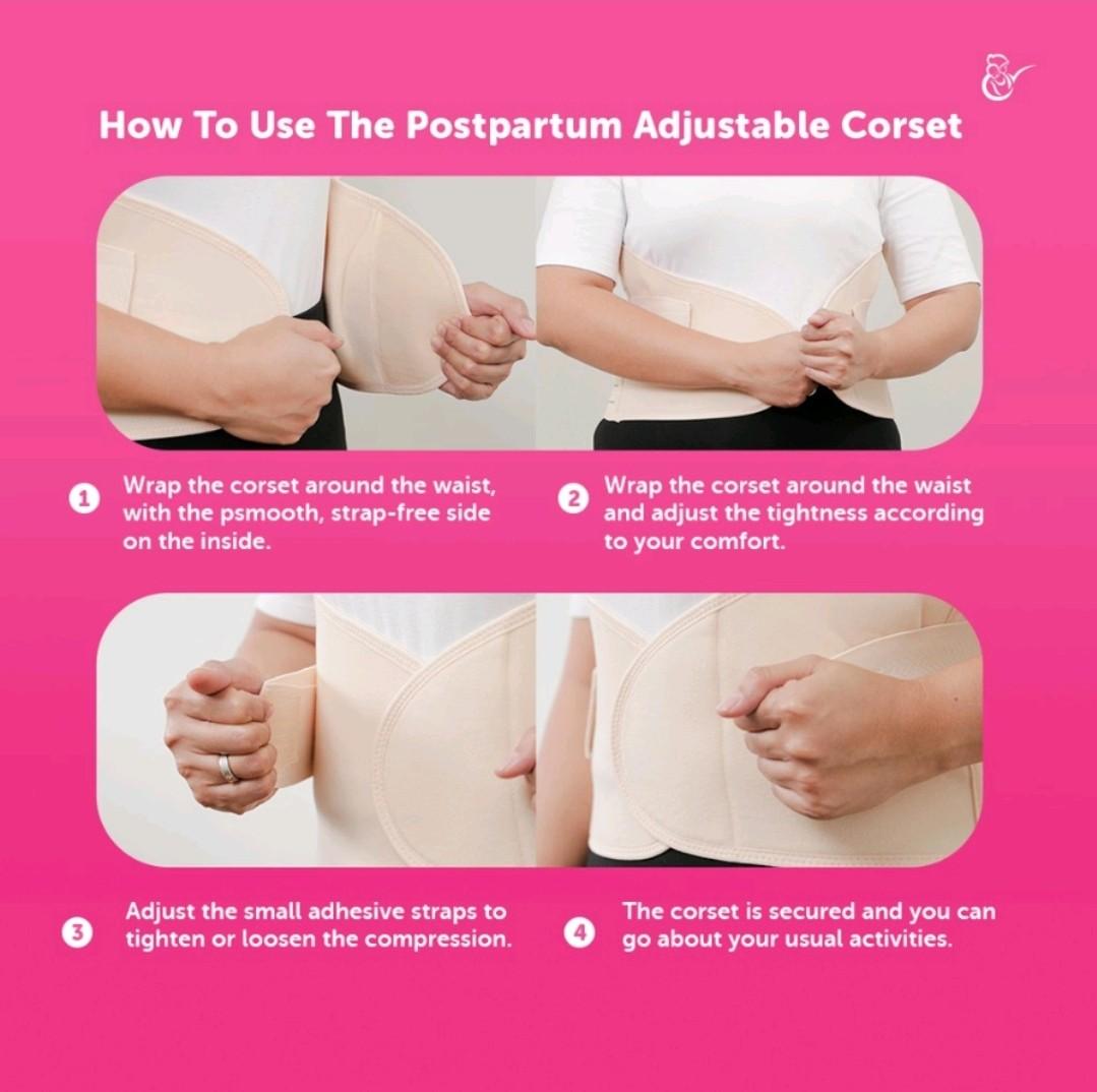 Mama's Choice Postpartum Adjustable Corset, Babies & Kids, Maternity Care  on Carousell
