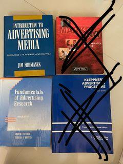 Marketing & advertising 相關— 書況較舊 一本100元