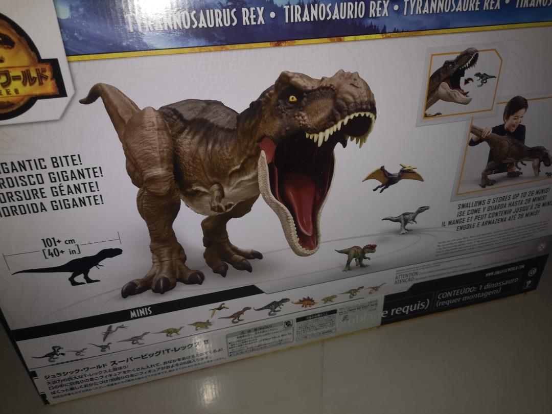 Mattel Jurassic World T-Rex Dinossauro Articulado Super Colossal 60cm