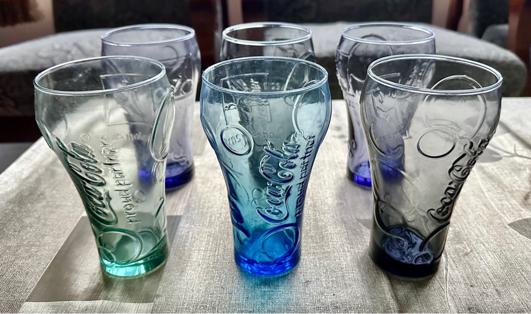 McDonald s Coca Cola Glass Cup Furniture Home Living