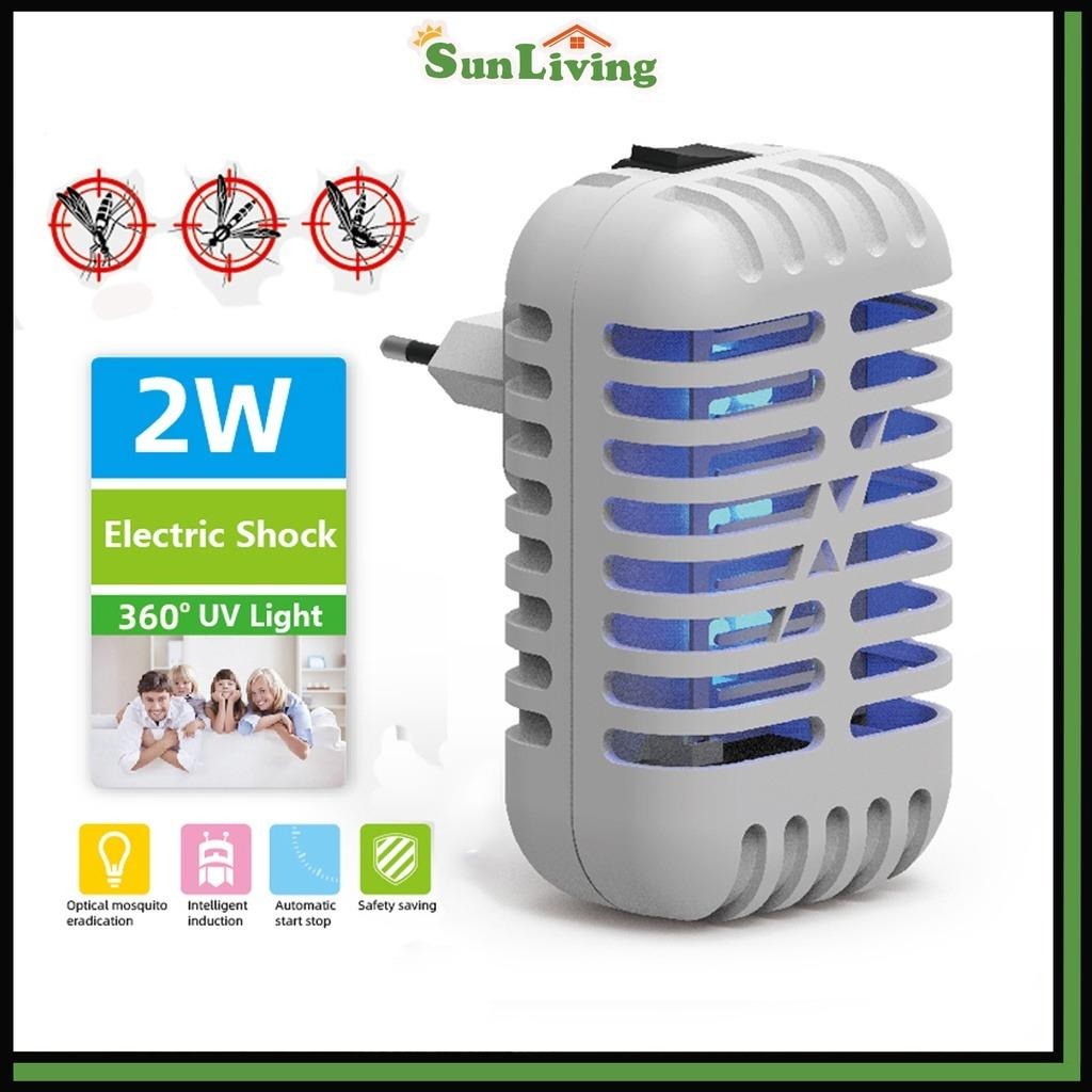Mini Electric Shock Mosquito Killer Plug-in UV Mosquito Light Insect ...