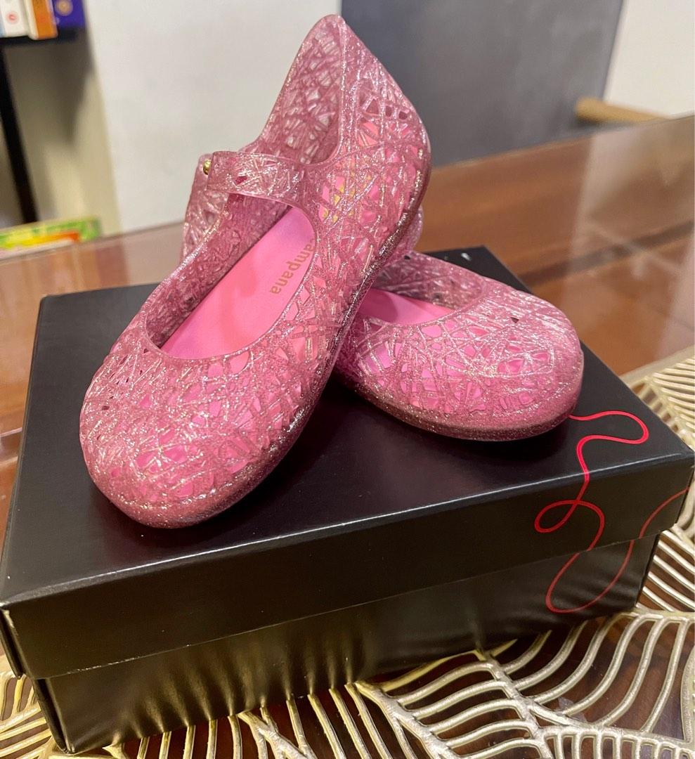 Mini melissa sales campana pink glitter
