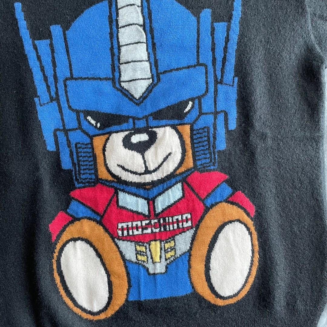 Moschino Transformer Bear Wool Sweater