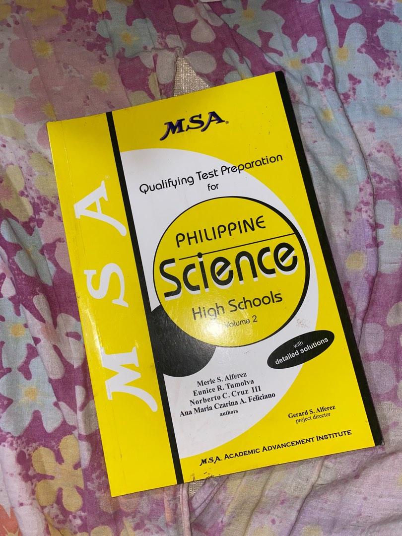 MSA PISAY Philippine Science Reviewer Vol.2, Hobbies & Toys, Books ...