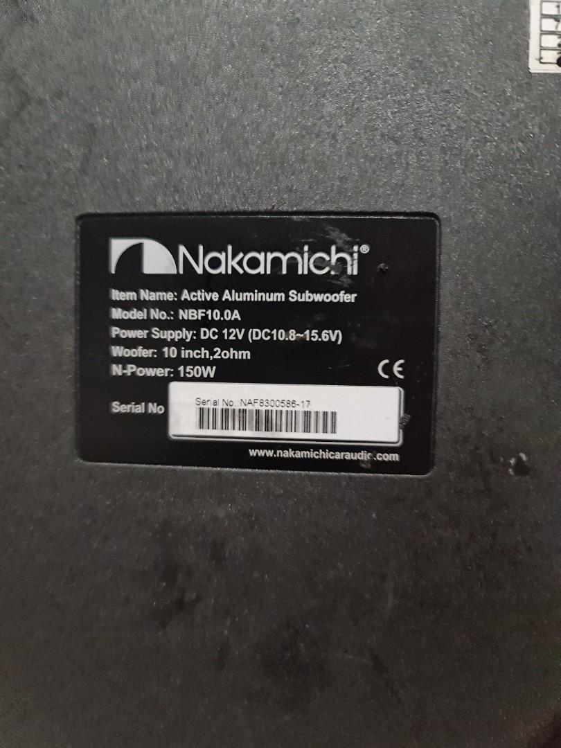 nakamichi soundspace 5 subwoofer