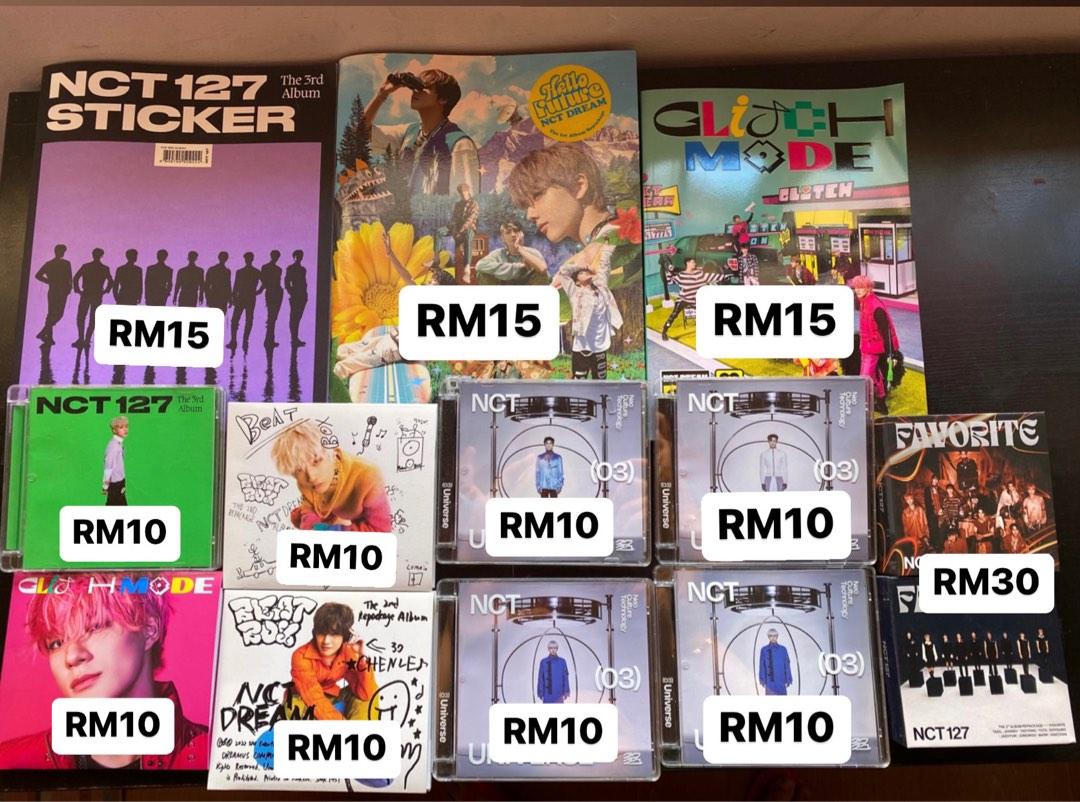 NCT 127 ALBUM NCT DREAM ALBUM DIGIPACK JEWEL CASE NCT ALBUM, Hobbies