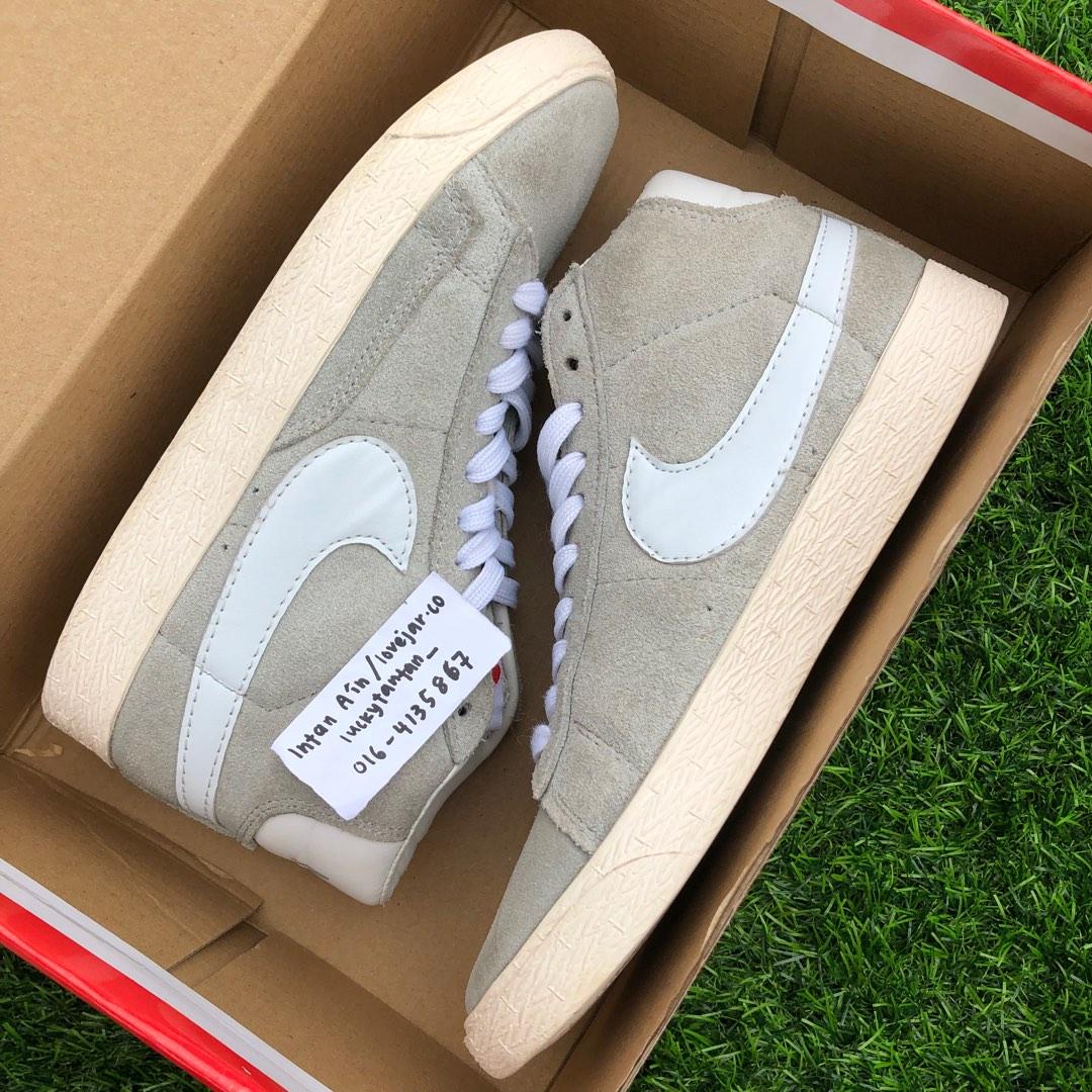 Nike blazer high suede top
