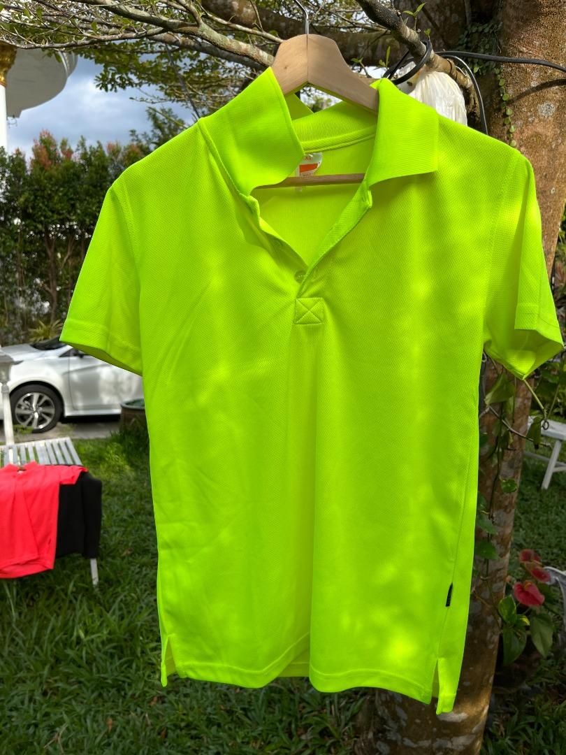 Neon yellow polo online shirt