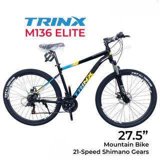 27.5” Mountain Bike New TRINX M136 Elite 21-Speed Aluminium Alloy Frame