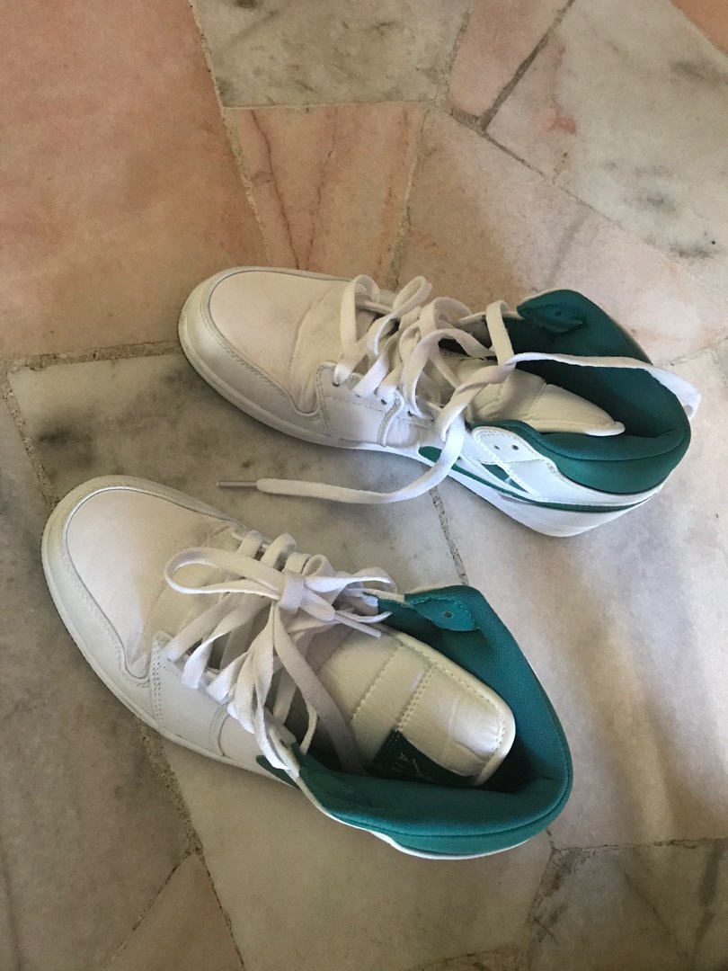 Air jordan 1 outlet mid white mystic green