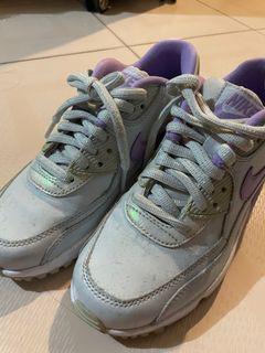 Nike air max 珠光 白紫配色