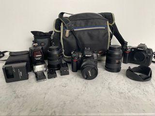 Nikon D7000 + D70 + 3 DX AF-S NIKKOR + Speedlight