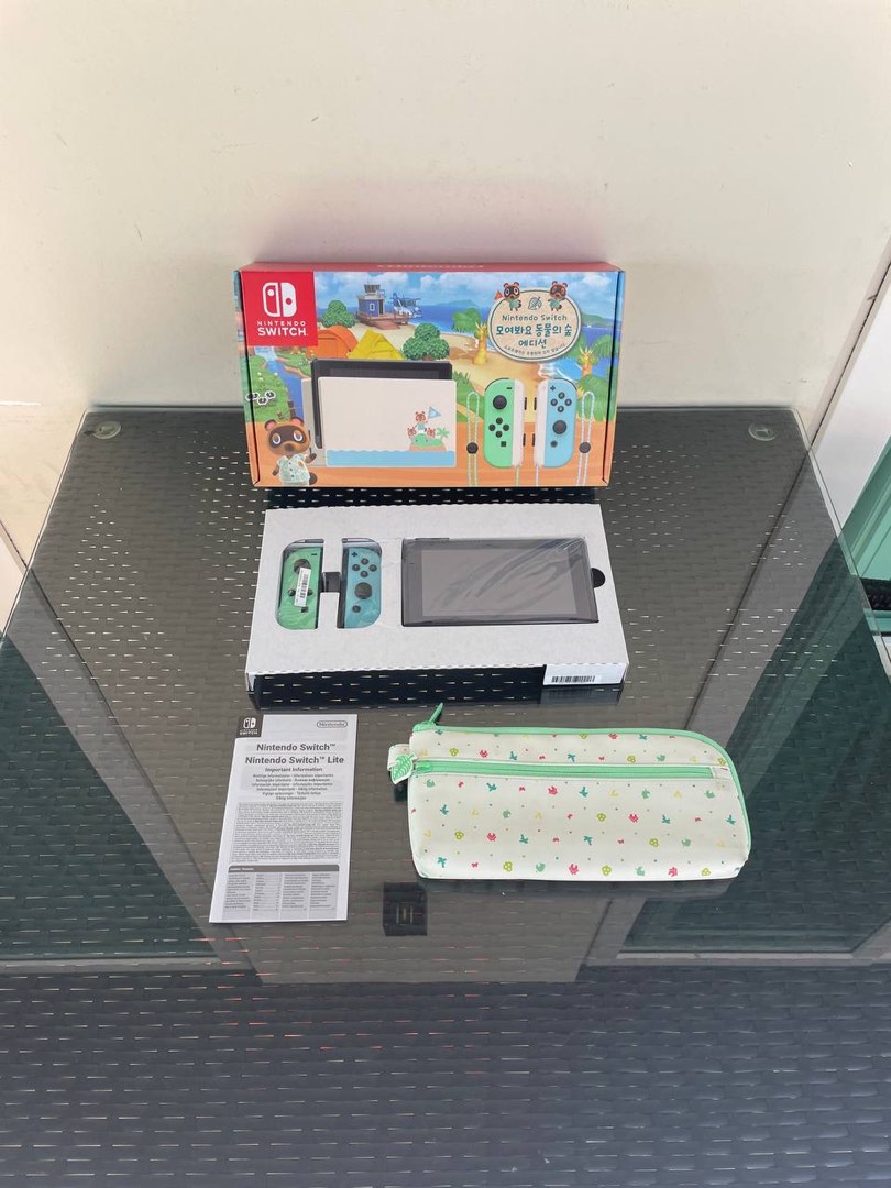 Nintendo Switch Console Animal Crossing Limited Edition, Video Gaming