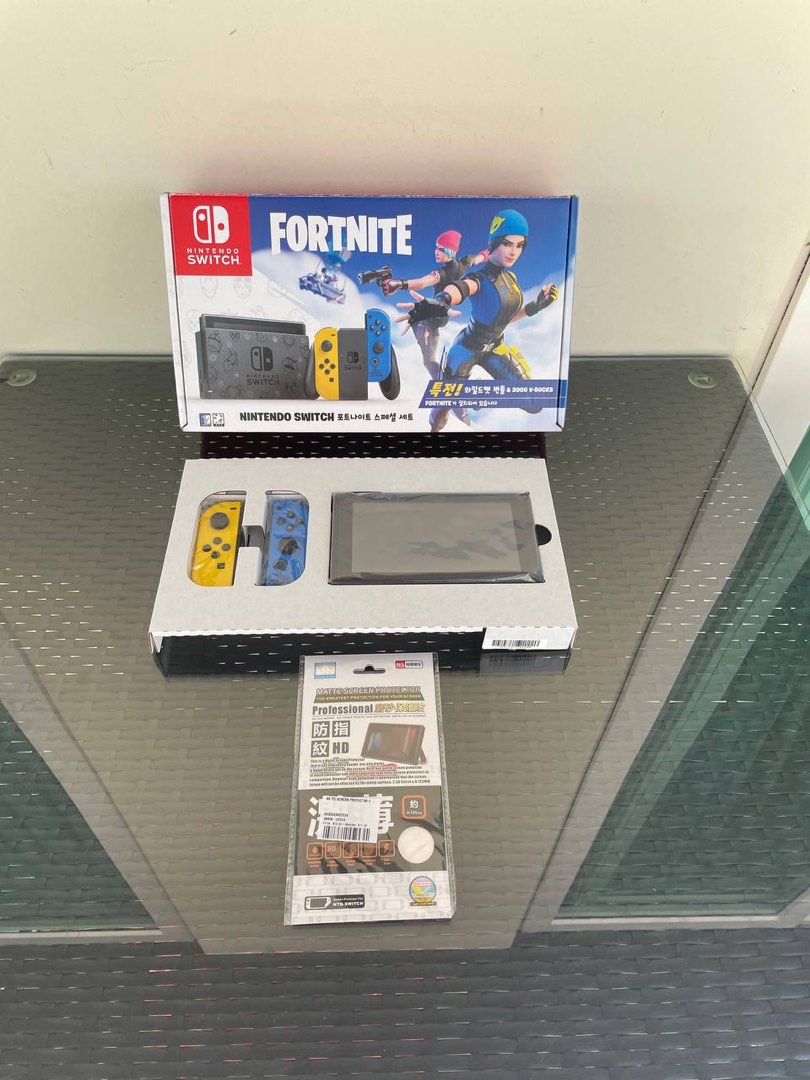 Nintendo Switch Gen 2 Fortnite Limited Edition Console, Video Gaming
