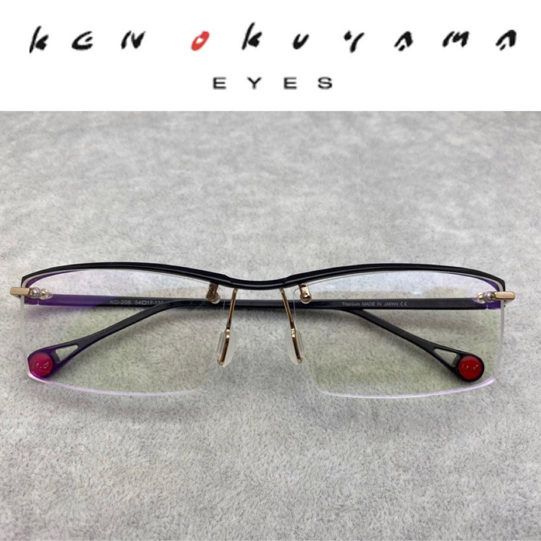 ケンオクヤマ kenokuyama 眼鏡 メガネ - サングラス/メガネ