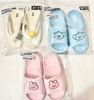 Official BT21 Joy Slippers BT21 Baby Pastel Slippers